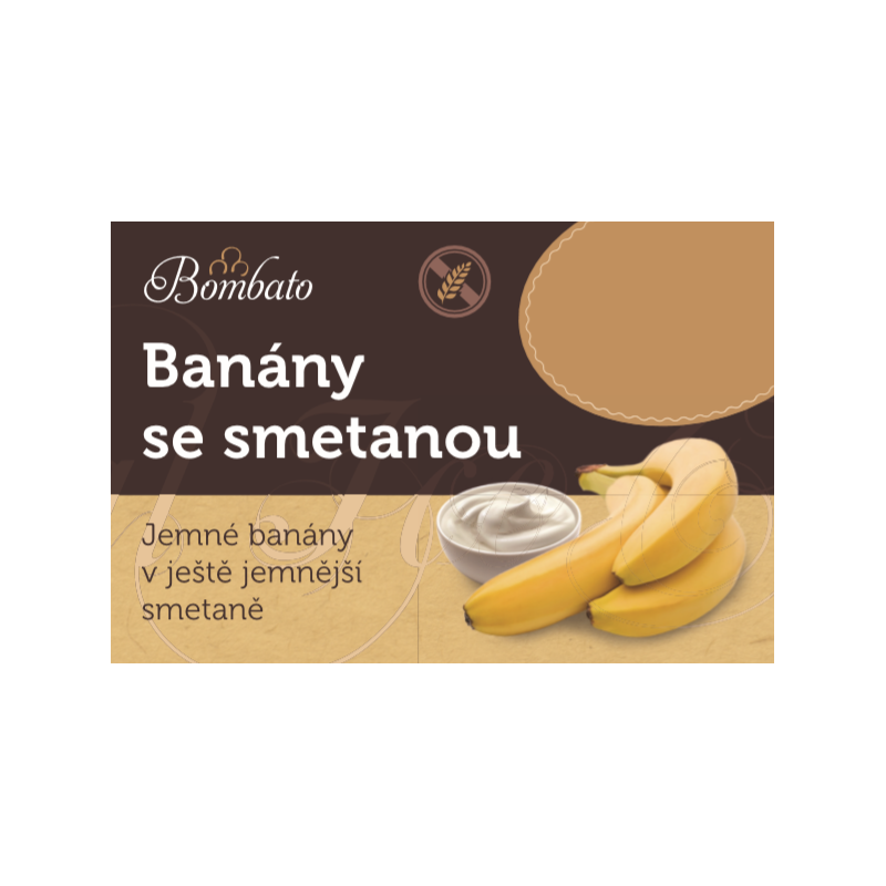 ZM BOMBATO Banány se smetanou 2,5l