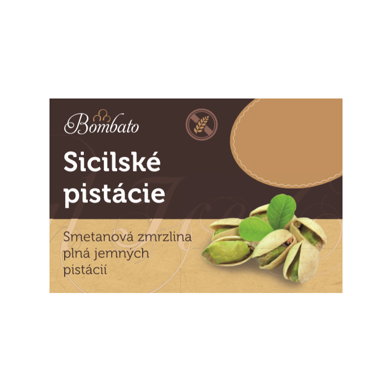 ZM BOMBATO Sicilské pistácie 3,5l