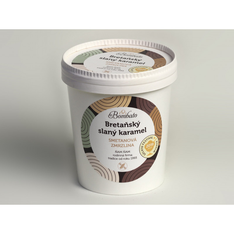 ZM kelímek Bombato Bretaňský slaný karamel 500 ml - karton