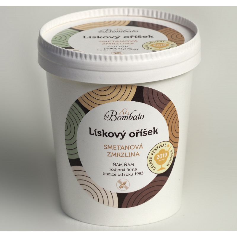 ZM kelímek Bombato Lískový oříšek 500 ml - karton